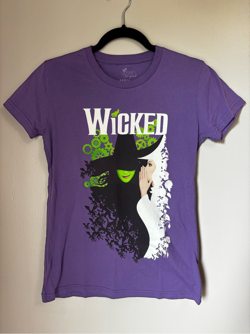 Wicked Musical Graphic Tee - Purple Fan Top